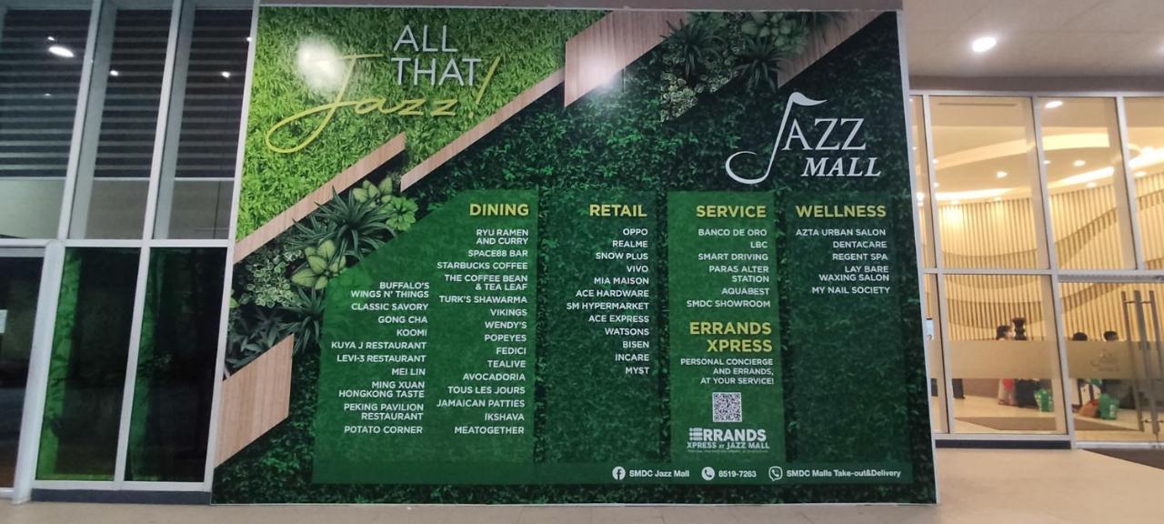 1Br Suite @ Sm Jazz Residences - Wifi & Netflix Manila Esterno foto